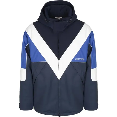 Valtinoylon Cotton Hooded Jacket , male, Sizes: M, S - Valentino - Modalova