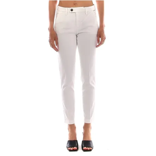 Chino Flow Pants , female, Sizes: W32, W28, W29, W26, W30, W27, W25, W24, W31 - Roy Roger's - Modalova