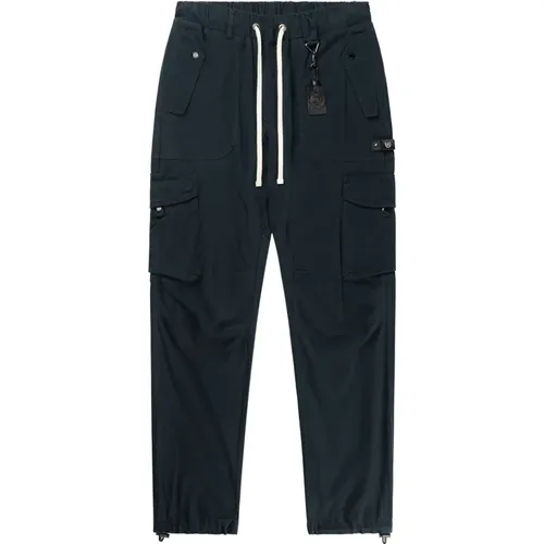 Dark Cargo Pants for Men , male, Sizes: L, XL, S, M - Quotrell - Modalova