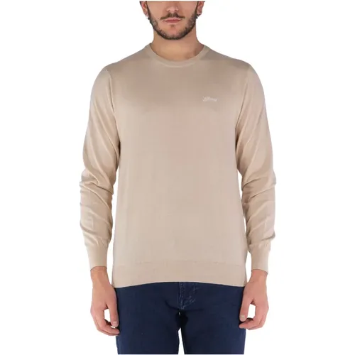Elegant Crew Neck Sweater , male, Sizes: 2XL, S, XL, M, L - Guess - Modalova