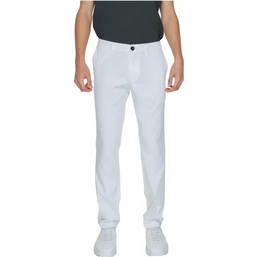 Zip Button Trousers Spring/Summer , male, Sizes: W32, W33, W38, W29, W30, W31, W36, W34 - Armani Exchange - Modalova