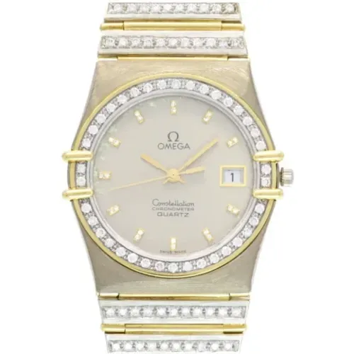 Pre-owned White Gold watches , female, Sizes: ONE SIZE - Omega Vintage - Modalova