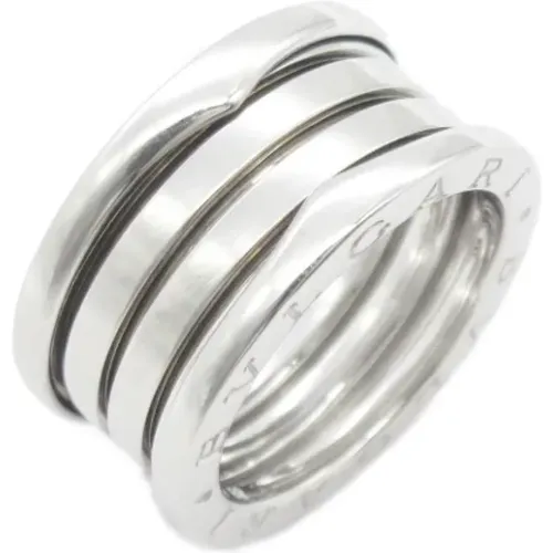 Pre-owned White Gold rings , female, Sizes: ONE SIZE - Bvlgari Vintage - Modalova