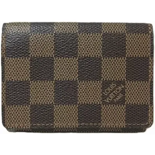 Pre-owned Canvas wallets , female, Sizes: ONE SIZE - Louis Vuitton Vintage - Modalova