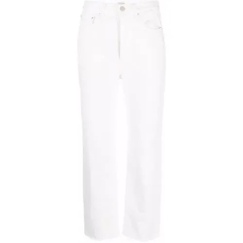 Klassische Straight Denim Jeans , Damen, Größe: W24 - TotêMe - Modalova