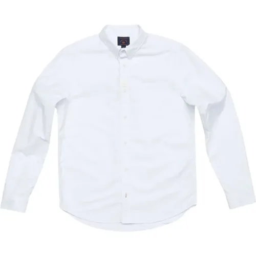 Weißes Sandro Oxford Hemd , Herren, Größe: 2XL - Blue de Gênes - Modalova