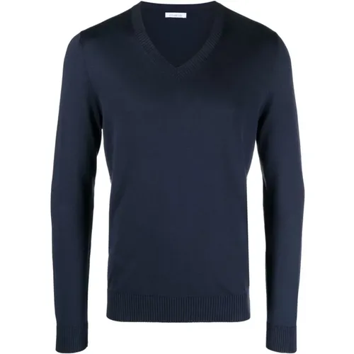 V-Neck Sweater , male, Sizes: L, 3XL, XL, M - Malo - Modalova
