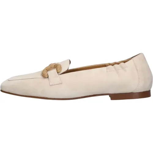 Wildleder Loafers mit Luxusdetails , Damen, Größe: 38 1/2 EU - Pedro Miralles - Modalova