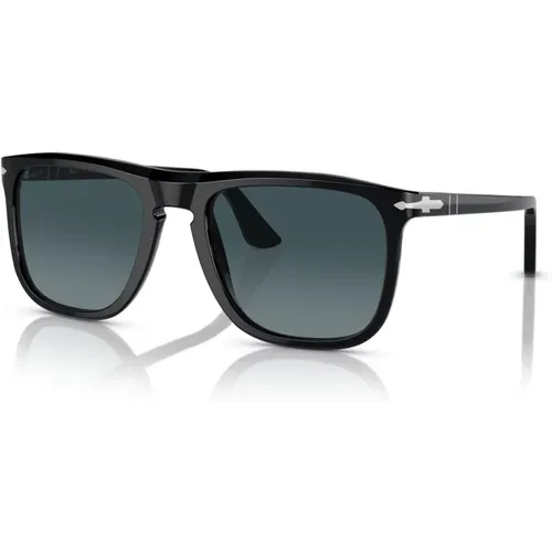 Blue Shaded Sunglasses , unisex, Sizes: 57 MM - Persol - Modalova