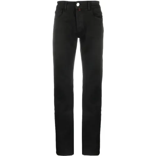 Schwarze Straight Jeans Regular Fit - Billionaire - Modalova