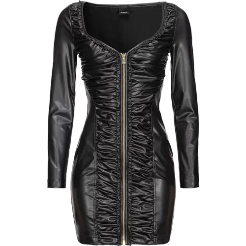 Leather-effect mini dress , female, Sizes: L, 3XS, XS, 2XS - pinko - Modalova