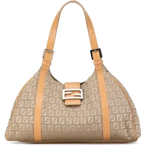 Pre-owned Canvas shoulder-bags , female, Sizes: ONE SIZE - Fendi Vintage - Modalova