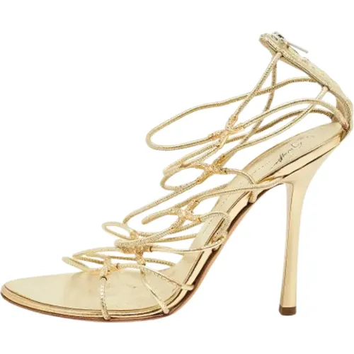 Pre-owned Leather sandals , female, Sizes: 5 1/2 UK - Giuseppe Zanotti Pre-owned - Modalova