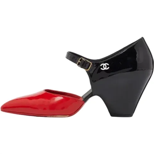 Pre-owned Leather heels , female, Sizes: 7 UK - Chanel Vintage - Modalova