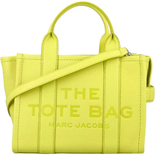 Limoncello Mini Tote Leather Bag , female, Sizes: ONE SIZE - Marc Jacobs - Modalova