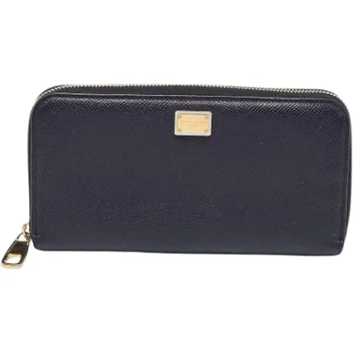 Pre-owned Leather wallets , female, Sizes: ONE SIZE - Dolce & Gabbana Pre-owned - Modalova