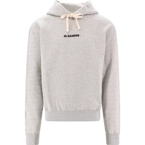 Grauer Oversize-Sweatshirt Aw23 , Herren, Größe: S - Jil Sander - Modalova