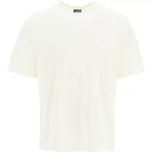 Besticktes T-Shirt mit HPNY-Detail , Herren, Größe: M - Heron Preston - Modalova
