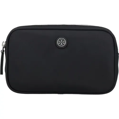 Schwarze Nylon Gürteltasche - TORY BURCH - Modalova