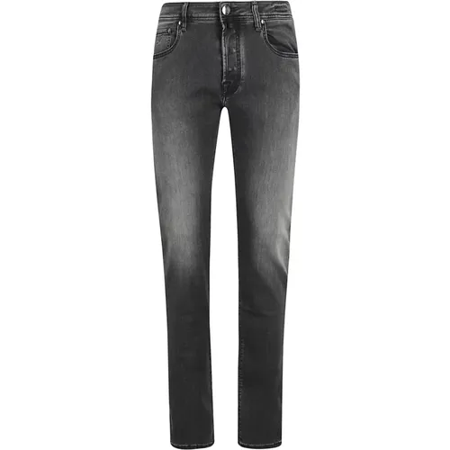 Stylische Denim-Jeans mit 5 Taschen , Herren, Größe: W34 - Jacob Cohën - Modalova