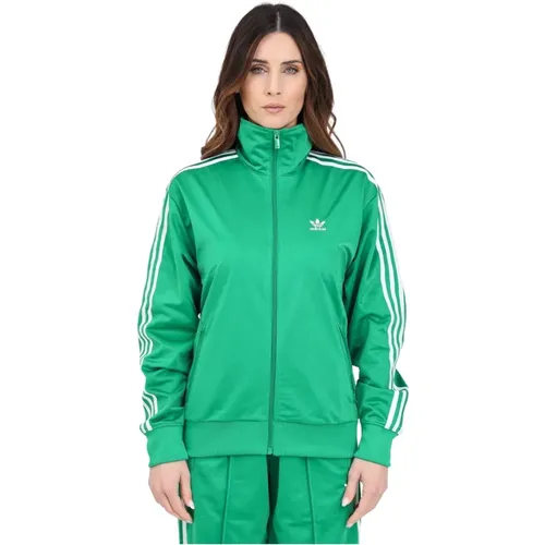 Grüner Firebird Pullover , Damen, Größe: L - adidas Originals - Modalova