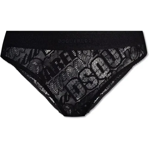 Spitzen-Slips , Damen, Größe: XL - Dsquared2 - Modalova