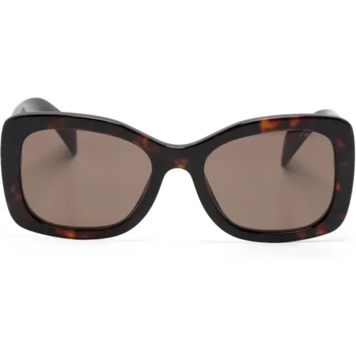 PR A08S 16N5Y1 Sonnenbrille , Damen, Größe: 56 MM - Prada - Modalova