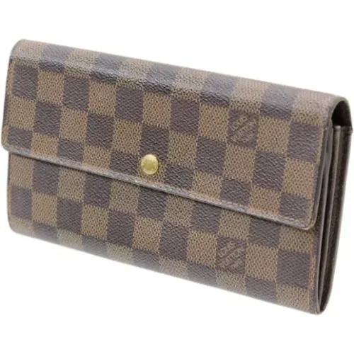 Pre-owned Leather wallets , female, Sizes: ONE SIZE - Louis Vuitton Vintage - Modalova