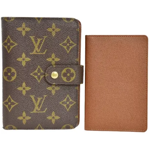 Pre-owned Canvas wallets , female, Sizes: ONE SIZE - Louis Vuitton Vintage - Modalova