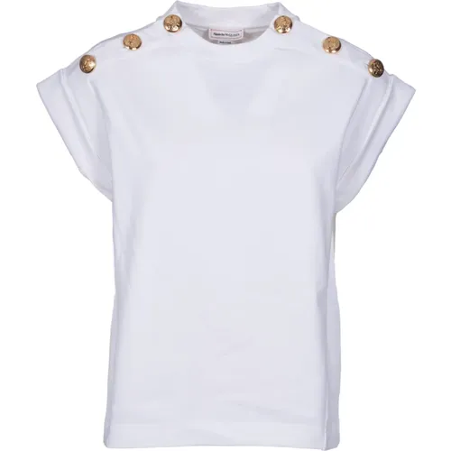 T-shirts and Polos , female, Sizes: S, XS - alexander mcqueen - Modalova