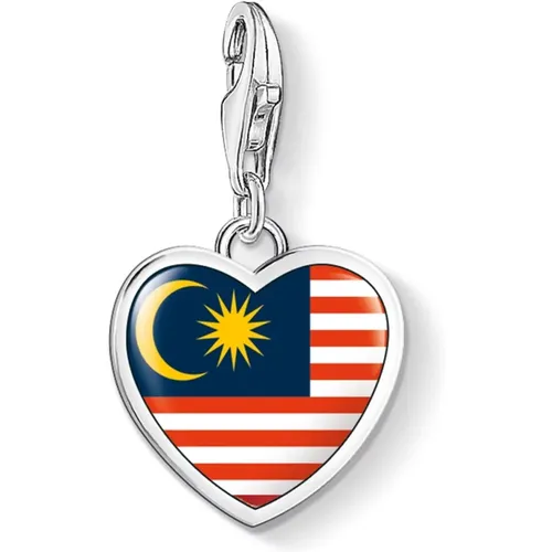 Herz Flagge Charme Malaysia Silber - Thomas Sabo - Modalova