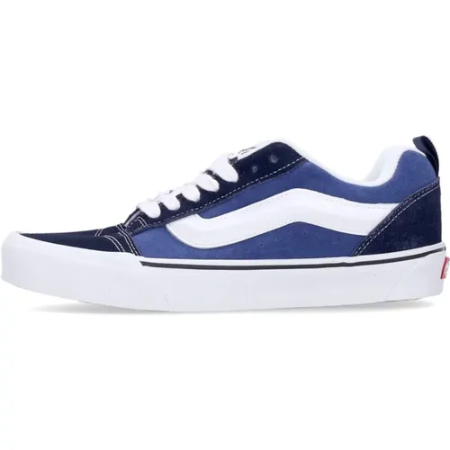 Retro Low Top Sneaker Navy/White , male, Sizes: 7 UK, 12 UK, 11 UK, 6 UK, 8 1/2 UK, 8 UK, 10 UK - Vans - Modalova