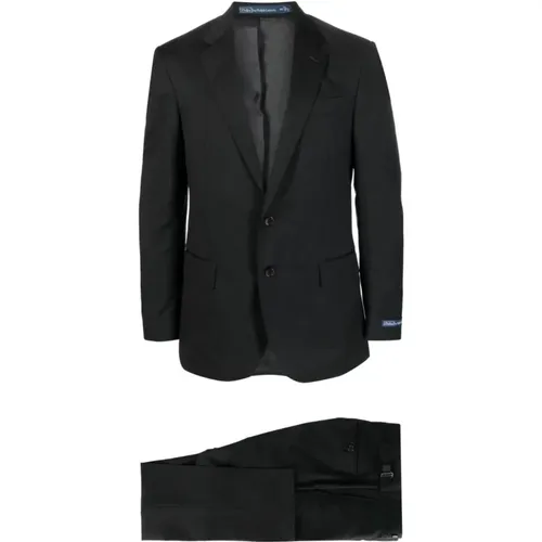 Grey Wool Twill Suit Set , male, Sizes: XL, M, S - Polo Ralph Lauren - Modalova