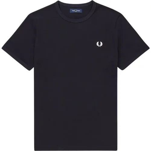 Logo Jersey Cotton Regular Fit T-Shirt , male, Sizes: L, 2XL, M, XL - Fred Perry - Modalova