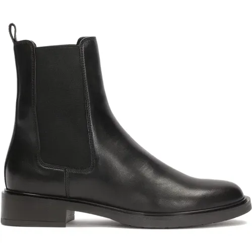 Slip-on Stiefel mit flacher Sohle , Damen, Größe: 36 EU - Kazar - Modalova