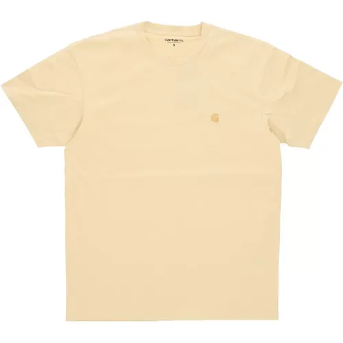 Herren Chase T-Shirt in Citron/Gold - Carhartt WIP - Modalova