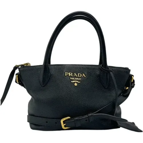 Pre-owned Leather prada-bags , female, Sizes: ONE SIZE - Prada Vintage - Modalova