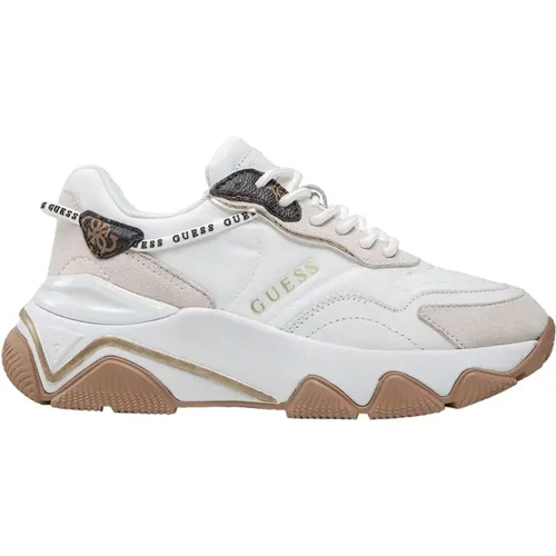 Weiße Sneakers Micola , Damen, Größe: 38 EU - Guess - Modalova