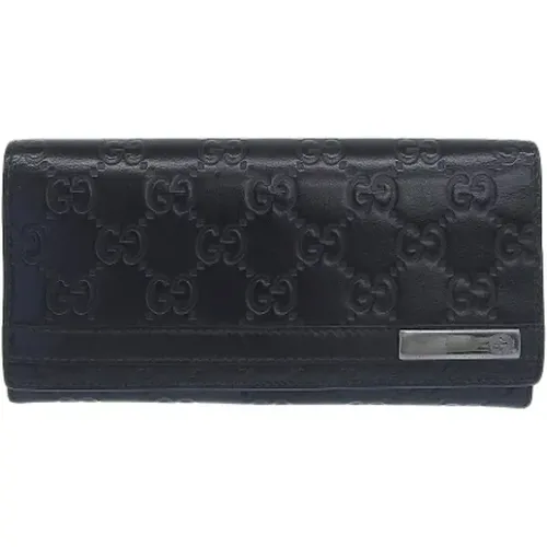 Pre-owned Leather wallets , female, Sizes: ONE SIZE - Gucci Vintage - Modalova