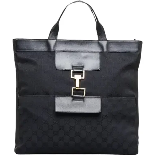 Timeless Elegance: Pre-owned Canvas Tote , female, Sizes: ONE SIZE - Gucci Vintage - Modalova