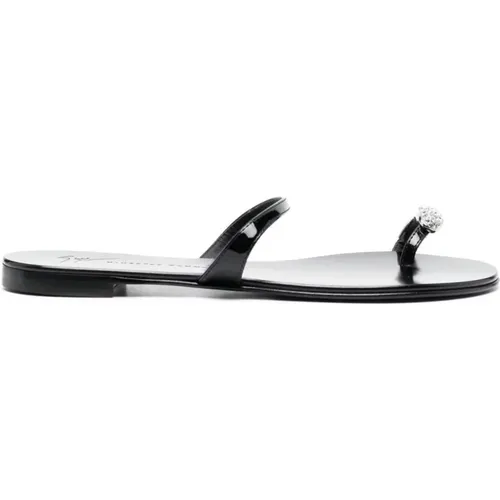 Nuvo Roll 10 Flat Sandal , female, Sizes: 7 UK - giuseppe zanotti - Modalova