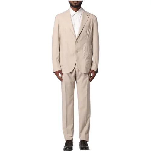 Sophisticated Single Breasted Suit Jacket , male, Sizes: M, XL, L - Tagliatore - Modalova