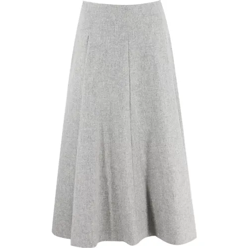 Elegant Flared Midi Skirt - BRUNELLO CUCINELLI - Modalova