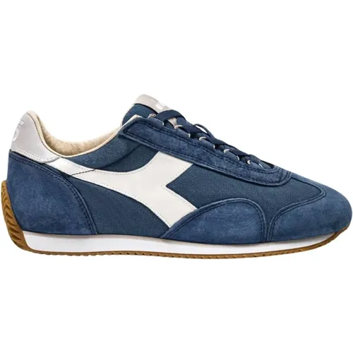 Canvas Stone Wash Sneakers , Herren, Größe: 43 EU - Diadora - Modalova