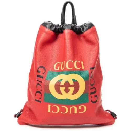 Pre-owned Leder schultertasche - Gucci Vintage - Modalova