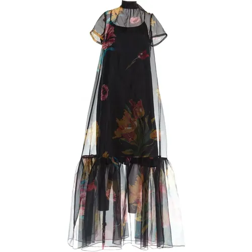 Floral Print Dress for Women , female, Sizes: M - Staud - Modalova