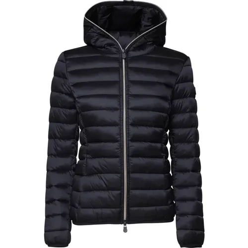 Padded Hooded Coat with Zip , female, Sizes: M, XS, L, XL, S, 2XL - Save The Duck - Modalova