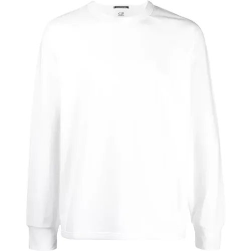 Training Shirt, Fleece Sweatshirt for Men , male, Sizes: 2XL/3XL, M/L - C.P. Company - Modalova