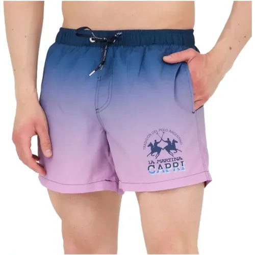 Badehose Boxerkostüm Kordelzug in der Taille , Herren, Größe: 2XL - LA MARTINA - Modalova