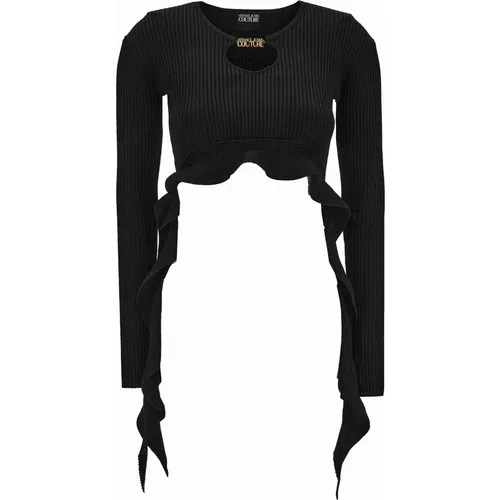 Top , Damen, Größe: 2XS - Versace Jeans Couture - Modalova